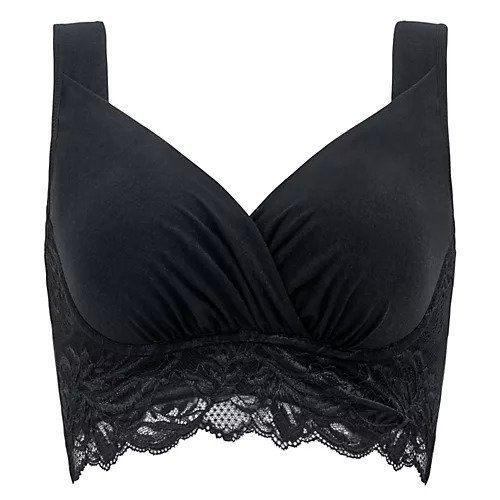 【ブラデリスニューヨークピース/BRADELIS New York peace】のやさしくバストキャッチ綿混ノンワイヤーブラ24 インテリア・キッズ・メンズ・レディースファッション・服の通販 founy(ファニー) 　ファッション　Fashion　レディースファッション　Fashion for Women　アンダー　Underwear Essentials　エレガント 上品　Elegant　カシュクール　Wrap Design　ショルダー　Shoulder, Shoulder Strap　ストレッチ　Stretch, Stretchy Fabric　タンク　Tank Top, Sleeveless Top　フィット　Fit, Slim Fit　ボタニカル　Botanical, Floral Pattern　ラグジュアリー　Luxury, Elegant　レース　Lace, Lace Fabric　ワイヤー　Wire, Wired Bra　ブラック|ID: prp329100004355533 ipo3291000000030427058