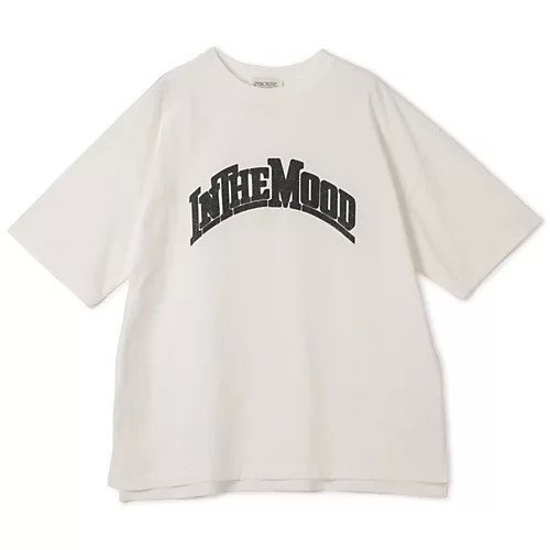 【アンスクリア/INSCRIRE】のPrint Tee インテリア・キッズ・メンズ・レディースファッション・服の通販 founy(ファニー) 　ファッション　Fashion　レディースファッション　WOMEN　ショルダー　Shoulder　ドロップ　Drop　プリント　Print　ラウンド　Round　ワイド　Wide　洗える　Washable　WHITE(IN THE MOOD)|ID: prp329100004357235 ipo3291000000030450283