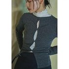 【マージュール/marjour】のSTRETCH OPEN TOPS 人気、トレンドファッション・服の通販 founy(ファニー) ファッション Fashion レディースファッション WOMEN トップス・カットソー Tops/Tshirt インナー Inner オーバル Oval ストレッチ Stretch フィット Fit フロント Front ミックス Mix エレガント 上品 Elegant thumbnail CHARCOAL GRAY|ID: prp329100004357237 ipo3291000000030450292