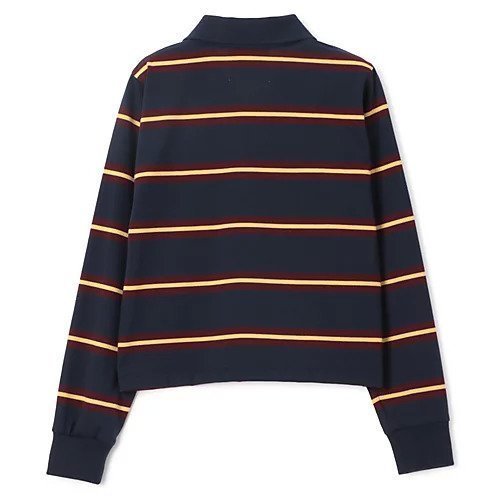 【アンスクリア/INSCRIRE】のBorder Short Polo Shirt 人気、トレンドファッション・服の通販 founy(ファニー) ファッション Fashion レディースファッション Fashion for Women トップス・カットソー Cut & Sew Tops シャツ・ブラウス・オフィスカジュアル Elegant Blouses & Button-Ups ポロシャツ・きれいめカジュアル Smart-Casual Polo Tops ボーダー Border, Stripe ポロシャツ Polo Shirt, Collared Tee ロング Long, Long-Length 洗える Machine Washable 長袖 Long Sleeve, Full Sleeve other-3|ID: prp329100004357238 ipo3291000000034616688