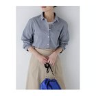 【ヒューマンウーマン/HUMAN WOMAN】のベーシックカラーギンガムシャツ ネイビーギンガム|ID: prp329100004357240 ipo3291000000030450310