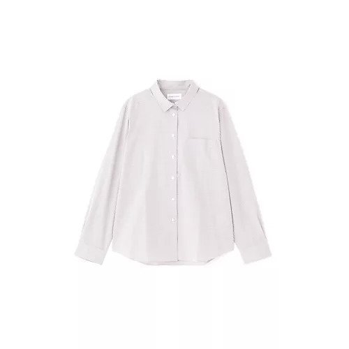 【ヒューマンウーマン/HUMAN WOMAN】のベーシックカラーギンガムシャツ 人気、トレンドファッション・服の通販 founy(ファニー) 　ファッション　Fashion　レディースファッション　WOMEN　トップス・カットソー　Tops/Tshirt　シャツ/ブラウス　Shirts/Blouses　おすすめ　Recommend　インナー　Inner　ギンガム　Gingham　スタンダード　Standard　チェック　Check　ベーシック　Basic　ロング　Long　エレガント 上品　Elegant　定番　Standard　羽織　Haori　other-2|ID: prp329100004357240 ipo3291000000031266590