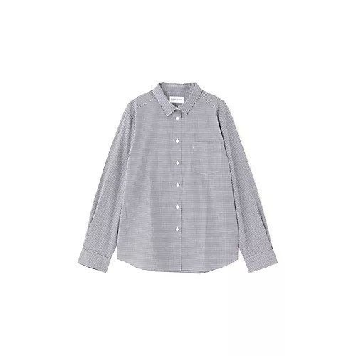 【ヒューマンウーマン/HUMAN WOMAN】のベーシックカラーギンガムシャツ 人気、トレンドファッション・服の通販 founy(ファニー) 　ファッション　Fashion　レディースファッション　WOMEN　トップス・カットソー　Tops/Tshirt　シャツ/ブラウス　Shirts/Blouses　おすすめ　Recommend　インナー　Inner　ギンガム　Gingham　スタンダード　Standard　チェック　Check　ベーシック　Basic　ロング　Long　エレガント 上品　Elegant　定番　Standard　羽織　Haori　other-3|ID: prp329100004357240 ipo3291000000031266592