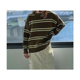 【マージュール/marjour】 BORDER KNIT人気、トレンドファッション・服の通販 founy(ファニー) ファッション Fashion レディースファッション WOMEN トップス・カットソー Tops/Tshirt ニット Knit Tops ストレッチ Stretch ボーダー Border ミドル Middle |ID:prp329100004357243