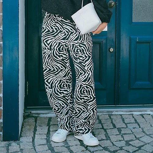 【オブラダ/Oblada】のZEBRA PANTS 人気、トレンドファッション・服の通販 founy(ファニー) 　ファッション　Fashion　レディースファッション　Fashion for Women　パンツ　Pants & Trousers　アニマル　Animal Print　ロング　Long, Long-Length　ワイド　Wide, Wide Fit　other-2|ID: prp329100004357252 ipo3291000000033110905