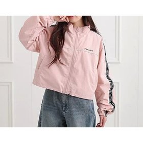 【ピンク ラテ/PINK-latte / KIDS】のロゴラインブルゾン 人気、トレンドファッション・服の通販 founy(ファニー) ファッション Fashion キッズファッション KIDS おすすめ Recommend ガーリー Girly シンプル Simple スポーティ Sporty ポケット Pocket メッシュ Mesh |ID:prp329100004357337