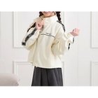 【ピンク ラテ/PINK-latte / KIDS】のロゴラインブルゾン 人気、トレンドファッション・服の通販 founy(ファニー) ファッション Fashion キッズファッション KIDS おすすめ Recommend ガーリー Girly シンプル Simple スポーティ Sporty ポケット Pocket メッシュ Mesh thumbnail アイボリー|ID: prp329100004357337 ipo3291000000030450939