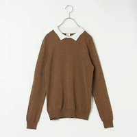 【トゥエルブクローゼット/12closet】の【コラボ】【洗える】ミニ襟付きニット〈冬版〉 人気、トレンドファッション・服の通販 founy(ファニー) ファッション Fashion レディースファッション WOMEN トップス・カットソー Tops/Tshirt ニット Knit Tops クラシカル Classical コラボ Collaboration フィット Fit レギュラー Regular エレガント 上品 Elegant 冬 Winter 洗える Washable |ID:prp329100004358544