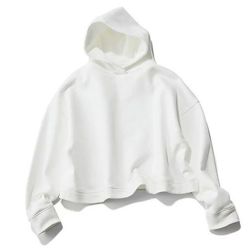 【トゥエルブクローゼット/12closet】の【洗える】丈短・裏起毛フーディ インテリア・キッズ・メンズ・レディースファッション・服の通販 founy(ファニー) 　ファッション　Fashion　レディースファッション　WOMEN　ボックス　Box　ボトム　Bottom　洗える　Washable　オフホワイト|ID: prp329100004358547 ipo3291000000031067055