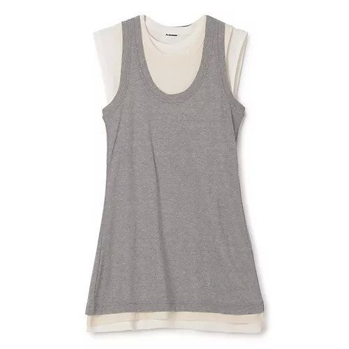 【ジルサンダープラス/JIL SANDER+】のKIT TANK TOP インテリア・キッズ・メンズ・レディースファッション・服の通販 founy(ファニー) 　ファッション　Fashion　レディースファッション　WOMEN　ワンピース　Dress　2025年　2025　2025春夏・S/S　Ss,Spring/Summer,2025　GRANITE (100+103+030)|ID: prp329100004359846 ipo3291000000031805090