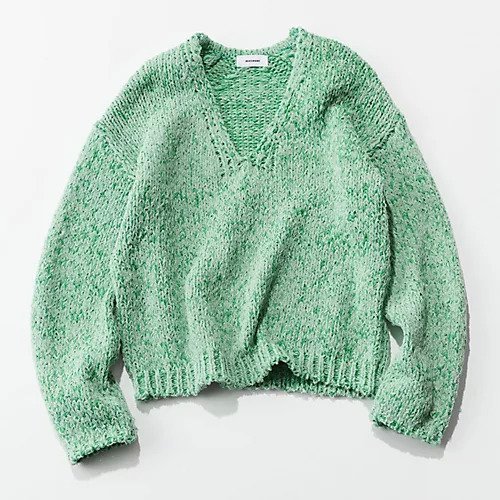 【ミースロエ/MIESROHE】のダブルヤーンローゲージニット インテリア・キッズ・メンズ・レディースファッション・服の通販 founy(ファニー) https://founy.com/ ファッション Fashion レディースファッション Fashion for Women トップス・カットソー Cut & Sew Tops ニット Knit Tops & Sweaters アクセサリー Fashion Accessories インナー Innerwear シンプル Simple, Minimal デコルテ Décolleté, Neckline ネックレス Necklace, Pendant Necklace ボトム Bottoms, Lower Wear メランジ Melange, Mixed Yarn ワイド Wide, Wide Fit |ID: prp329100004359852 ipo3291000000034954131