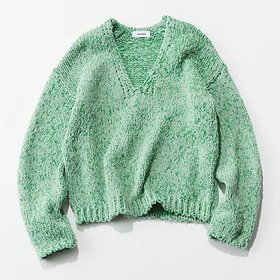 【ミースロエ/MIESROHE】のダブルヤーンローゲージニット 人気、トレンドファッション・服の通販 founy(ファニー) ファッション Fashion レディースファッション Fashion for Women トップス・カットソー Cut & Sew Tops ニット Knit Tops & Sweaters アクセサリー Fashion Accessories インナー Innerwear シンプル Simple, Minimal デコルテ Décolleté, Neckline ネックレス Necklace, Pendant Necklace ボトム Bottoms, Lower Wear メランジ Melange, Mixed Yarn ワイド Wide, Wide Fit |ID:prp329100004359852