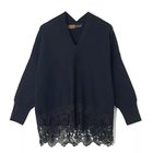 【イーバイエクラ/E by eclat】のRoom no.8 for E by eclat 裾レースコクーンニット 人気、トレンドファッション・服の通販 founy(ファニー) ファッション Fashion レディースファッション WOMEN トップス・カットソー Tops/Tshirt ニット Knit Tops スカラップ Scalloped フォルム Form レース Race エレガント 上品 Elegant 別注 Special Order 洗える Washable thumbnail ブラック|ID: prp329100004359853 ipo3291000000031914141