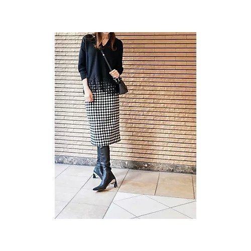 【イーバイエクラ/E by eclat】のRoom no.8 for E by eclat 裾レースコクーンニット 人気、トレンドファッション・服の通販 founy(ファニー) 　ファッション　Fashion　レディースファッション　Fashion for Women　トップス・カットソー　Cut & Sew Tops　ニット　Knit Tops & Sweaters　スカラップ　Scallop, Scalloped Edge　フォルム　Silhouette, Form　レース　Lace, Lace Fabric　エレガント 上品　Elegant　別注　Limited Edition, Custom Order　洗える　Machine Washable　other-3|ID: prp329100004359853 ipo3291000000033149733