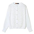 【イーバイエクラ/E by eclat】のRoom no.8 for E by eclat 華奢見えレース切り替えカーディガン ホワイト|ID: prp329100004359859 ipo3291000000035414161