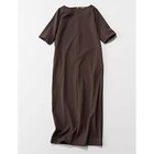 【エムセブンデイズ/M7days】のボートネックIラインワンピース 人気、トレンドファッション・服の通販 founy(ファニー) ファッション Fashion レディースファッション Fashion for Women ワンピース Dresses シンプル Simple, Minimal ジャケット Jacket, Outerwear 洗える Machine Washable thumbnail ダークブラウン|ID: prp329100004359880 ipo3291000000034757892