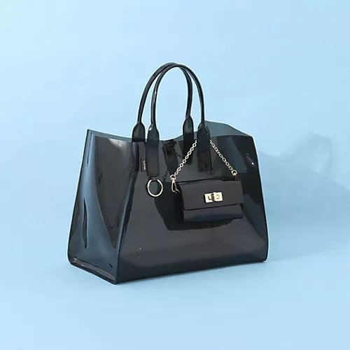 【ノーリーズ/NOLLEY'S】のPVCトート&ミニバッグチャーム L 人気、トレンドファッション・服の通販 founy(ファニー) 　ファッション　Fashion　レディースファッション　WOMEN　バッグ　Bag　チェーン　Chain　チャーム　Charm　トレンド　Trend　A/W・秋冬　Aw・Autumn/Winter・Fw・Fall-Winter　other-2|ID: prp329100004359890 ipo3291000000031258754
