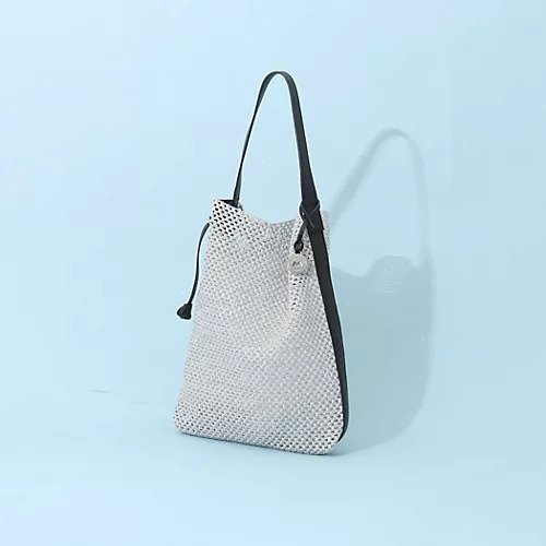 【ノーリーズ/NOLLEY'S】の【MARCO MASI/ マルコマージ】雑材ノットワンハンドルバッグ 人気、トレンドファッション・服の通販 founy(ファニー) 　ファッション　Fashion　レディースファッション　Fashion for Women　バッグ　Bags　ショルダー　Shoulder, Shoulder Strap　ミラノ　Milano Style, Italian-Inspired　メッシュ　Mesh, Net Fabric　ラフィア　Raffia, Natural Straw　夏　Summer　other-2|ID: prp329100004359903 ipo3291000000033181783