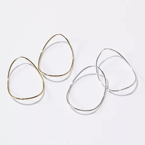 【バージュエリー/BAR Jewellery】のCONTOUR EARRINGS 人気、トレンドファッション・服の通販 founy(ファニー) 　ファッション　Fashion　レディースファッション　Fashion for Women　ジュエリー　Jewelry　ファッションリング　Fashion Rings　イヤリング・フープ・ドロップタイプ　Hoop, Drop & Clip Earrings　ハンド　Hand, Handmade　フープ　Hoop, Hoop Earrings　other-2|ID: prp329100004359922 ipo3291000000031266155