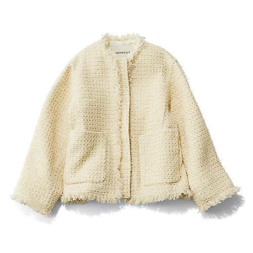 【エクラ/eclat】の【別注】ツイードジャケット 人気、トレンドファッション・服の通販 founy(ファニー) 　ファッション　Fashion　レディースファッション　Fashion for Women　アウター　Coat / Outerwear Collection　レディースジャケット・軽アウター　Jackets　ジャケット　Jacket, Outerwear　ツイード　Twill, Twill Weave　フリンジ　Fringe, Tassel　ミックス　Mix, Mixed Style　ラグジュアリー　Luxury, Elegant　別注　Limited Edition, Custom Order　other-3|ID: prp329100004360142 ipo3291000000035191757