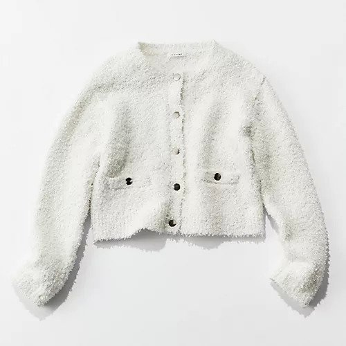 【カデュネ/CADUNE】のスパンフラッグニットジャケット インテリア・キッズ・メンズ・レディースファッション・服の通販 founy(ファニー) https://founy.com/ ファッション Fashion レディースファッション Fashion for Women アウター Coat / Outerwear Collection レディースジャケット・軽アウター Jackets コンパクト Compact, Small Size ジャケット Jacket, Outerwear スパンコール Sequins, Sequin Embellishment ツイード Twill, Twill Weave トレンド Trend, Trending Now リボン Ribbon, Bow エレガント 上品 Elegant 今季 This Season, Current Season 洗える Machine Washable |ID: prp329100004360143 ipo3291000000030972229