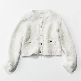 【カデュネ/CADUNE】のスパンフラッグニットジャケット 人気、トレンドファッション・服の通販 founy(ファニー) ファッション Fashion レディースファッション Fashion for Women アウター Coat / Outerwear Collection レディースジャケット・軽アウター Jackets コンパクト Compact, Small Size ジャケット Jacket, Outerwear スパンコール Sequins, Sequin Embellishment ツイード Twill, Twill Weave トレンド Trend, Trending Now リボン Ribbon, Bow エレガント 上品 Elegant 今季 This Season, Current Season 洗える Machine Washable |ID:prp329100004360143