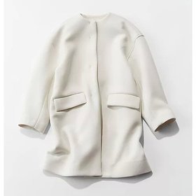 【ミラオーウェン/Mila Owen】 ノーカラーフラップポケット付きポンチコート人気、トレンドファッション・服の通販 founy(ファニー) ファッション Fashion レディースファッション Fashion for Women アウター Coat / Outerwear Collection コート・ロングコート・ピーコート Long Coats, Peacoats & More シンプル Simple, Minimal ハーフ Half, Half-Length フォーマル Formal, Dressy 定番 Standard, Basic Item |ID:prp329100004360148