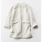 【ミラオーウェン/Mila Owen】のノーカラーフラップポケット付きポンチコート 人気、トレンドファッション・服の通販 founy(ファニー) ファッション Fashion レディースファッション Fashion for Women アウター Coat / Outerwear Collection コート・ロングコート・ピーコート Long Coats, Peacoats & More シンプル Simple, Minimal ハーフ Half, Half-Length フォーマル Formal, Dressy 定番 Standard, Basic Item thumbnail アイボリー|ID: prp329100004360148 ipo3291000000034899605