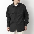 【ノーリーズ グッドマン/NOLLEY'S goodman / MEN】の【TAION/タイオン】ノンダウン ミリタリー ダブルポケットシャツ 25SS 人気、トレンドファッション・服の通販 founy(ファニー) ファッション Fashion メンズファッション MEN 軽量 Lightweight ダウン Down ドローコード Draw Cord フラップ Flap ポケット Pocket ミリタリー Military リップ Lip レギュラー Regular ロールアップ Roll Up 2025年 2025 2025春夏・S/S Ss,Spring/Summer,2025 thumbnail ブラック|ID: prp329100004360155 ipo3291000000030475983