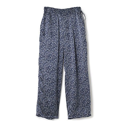 【ティッカ/TICCA】のシルクプリントパンツ インテリア・キッズ・メンズ・レディースファッション・服の通販 founy(ファニー) https://founy.com/ ファッション Fashion レディースファッション Ladies' Fashion Online パンツ Pants ギャザー Gather シルク Silk ドレープ Drape プリント Print ペイズリー Paisley 夏 Summer 洗える Washable |ID: prp329100004361408 ipo3291000000032675297