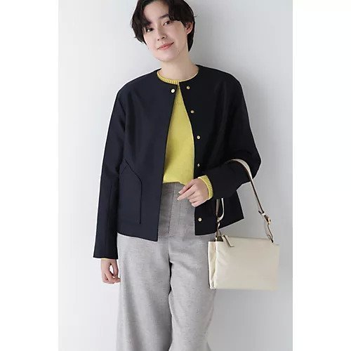【ヒューマンウーマン/HUMAN WOMAN】のライトモールスキンクルーネックジャケット インテリア・キッズ・メンズ・レディースファッション・服の通販 founy(ファニー) https://founy.com/ ファッション Fashion レディースファッション WOMEN アウター Coat Outerwear ジャケット Jackets おすすめ Recommend スタンダード Standard セットアップ Set Up パッチ Patch フロント Front ブルゾン Blouson ポケット Pocket エレガント 上品 Elegant |ID: prp329100004361430 ipo3291000000030972458