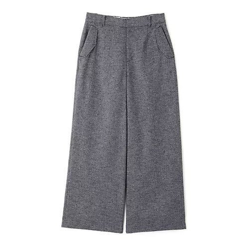 【ヒューマンウーマン/HUMAN WOMAN】のリングミックスツィードセミワイドパンツ 人気、トレンドファッション・服の通販 founy(ファニー) 　ファッション　Fashion　レディースファッション　WOMEN　パンツ　Pants　おすすめ　Recommend　スタンダード　Standard　セットアップ　Set Up　ツィード　Tweed　バランス　Balance　フラップ　Flap　ポケット　Pocket　メランジ　Melange　エレガント 上品　Elegant　other-3|ID: prp329100004363376 ipo3291000000031265909