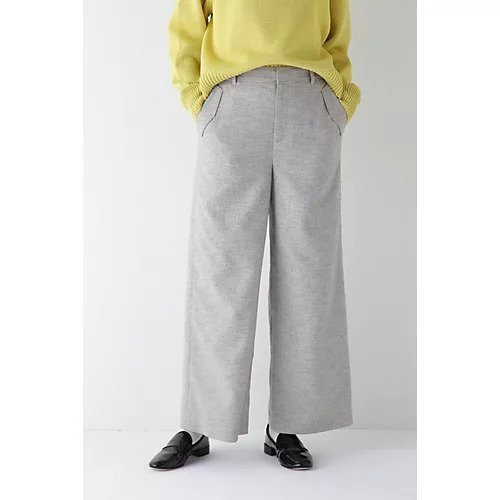 【ヒューマンウーマン/HUMAN WOMAN】のリングミックスツィードセミワイドパンツ インテリア・キッズ・メンズ・レディースファッション・服の通販 founy(ファニー) https://founy.com/ ファッション Fashion レディースファッション Fashion for Women パンツ Pants & Trousers おすすめ Recommended / Our Picks スタンダード Standard, Basic セットアップ Set-Up, Coordinated Outfit ツイード／ツィード Choker, Choker Necklace バランス Balance, Style Balance フラップ Flap, Flap Pocket ポケット Pocket, Pocket Detail メランジ Melange, Mixed Yarn エレガント 上品 Elegant |ID: prp329100004363376 ipo3291000000035084219