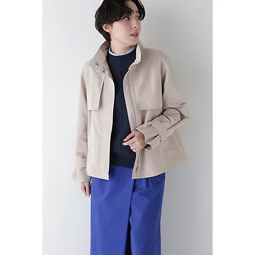 【ヒューマンウーマン/HUMAN WOMAN】の弱撥水タフタトレンチディテールブルゾン インテリア・キッズ・メンズ・レディースファッション・服の通販 founy(ファニー) https://founy.com/ ファッション Fashion レディースファッション Fashion for Women アウター Coat / Outerwear Collection ブルゾンジャケット・スポーティアウター Blouson Jackets おすすめ Recommended / Our Picks スタンダード Standard, Basic スタンド Stand Collar, Upright Stand タフタ Taffeta, Structured Fabric ブルゾン Blouson, Bomber Jacket ヨーク Yoke, Yoke Design エレガント 上品 Elegant |ID: prp329100004363382 ipo3291000000035125263