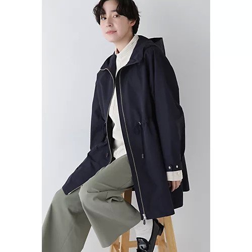 【ヒューマンウーマン/HUMAN WOMAN】の弱撥水タフタフーディーコート インテリア・キッズ・メンズ・レディースファッション・服の通販 founy(ファニー) https://founy.com/ ファッション Fashion レディースファッション WOMEN アウター Coat Outerwear コート Coats おすすめ Recommend スタンダード Standard タフタ Taffeta ボトム Bottom エレガント 上品 Elegant 軽量 Lightweight |ID: prp329100004363385 ipo3291000000030509380