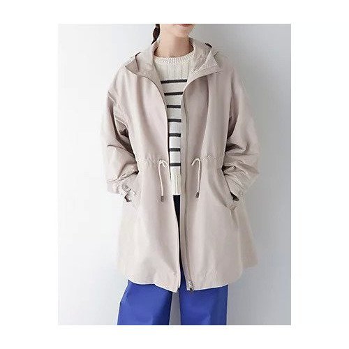 【ヒューマンウーマン/HUMAN WOMAN】の弱撥水タフタフーディーコート インテリア・キッズ・メンズ・レディースファッション・服の通販 founy(ファニー) https://founy.com/ ファッション Fashion レディースファッション Fashion for Women アウター Coat / Outerwear Collection コート・ロングコート・ピーコート Long Coats, Peacoats & More おすすめ Recommended / Our Picks スタンダード Standard, Basic タフタ Taffeta, Structured Fabric ボトム Bottoms, Lower Wear エレガント 上品 Elegant 軽量 Lightweight, Ultra Light |ID: prp329100004363385 ipo3291000000033002347
