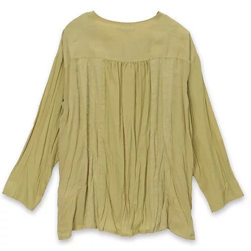 【パドカレ/pas de calais】の25SS パッチワークBL 人気、トレンドファッション・服の通販 founy(ファニー) 　ファッション　Fashion　レディースファッション　Fashion for Women　2025年　2025　2025春夏・S/S　Spring/Summer 2025 SS25　ウッド　Wooden Design　エレガント 上品　Elegant　ギャザー　Gathered, Ruffled　パッチワーク　Patchwork, Mixed Fabric　フェミニン　Feminine, Girly　ミックス　Mix, Mixed Style　ラウンド　Round, Round Neck　レース　Lace, Lace Fabric　洗える　Machine Washable　other-2|ID: prp329100004372744 ipo3291000000031265432