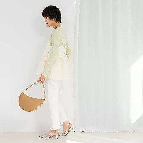 【ノーリーズソフィー/NOLLEY'S sophi】のフェザーカラミキャミブラウス 人気、トレンドファッション・服の通販 founy(ファニー) 　ファッション　Fashion　レディースファッション　WOMEN　トップス・カットソー　Tops/Tshirt　キャミソール / ノースリーブ　No Sleeves　シャツ/ブラウス　Shirts/Blouses　2025年　2025　2025春夏・S/S　Ss,Spring/Summer,2025　おすすめ　Recommend　フェザー　Feather　other-2|ID: prp329100004372747 ipo3291000000031712555
