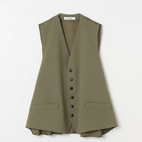 【エムティーモデリスト/mtmodelist】のツイルベスト インテリア・キッズ・メンズ・レディースファッション・服の通販 founy(ファニー) https://founy.com/ ファッション Fashion レディースファッション Fashion for Women アウター Coat / Outerwear Collection トップス・カットソー Cut & Sew Tops ベスト&ジレ / 重ね着スタイル Vests & Gilets クール Cool, Chic シンプル Simple, Minimal タンク Tank Top, Sleeveless Top 夏 Summer |ID: prp329100004372777 ipo3291000000030559243