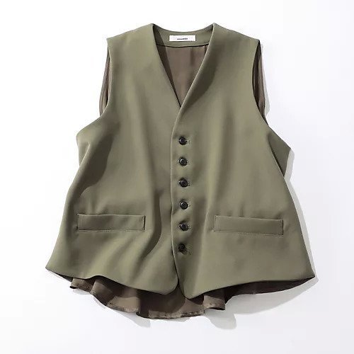 【エムティーモデリスト/mtmodelist】のツイルベスト 人気、トレンドファッション・服の通販 founy(ファニー) 　ファッション　Fashion　レディースファッション　Fashion for Women　アウター　Coat / Outerwear Collection　トップス・カットソー　Cut & Sew Tops　ベスト&ジレ / 重ね着スタイル　Vests & Gilets　クール　Cool, Chic　シンプル　Simple, Minimal　タンク　Tank Top, Sleeveless Top　夏　Summer　other-2|ID: prp329100004372777 ipo3291000000034617763