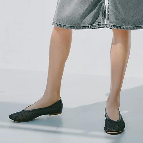 【ファビオ ルスコーニ/FABIO RUSCONI】のシアーフラットシューズ 人気、トレンドファッション・服の通販 founy(ファニー) 　ファッション　Fashion　レディースファッション　Fashion for Women　チュール　Tulip, Tulip Motif　other-3|ID: prp329100004372949 ipo3291000000034619500