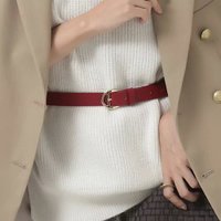 【ノーリーズ/NOLLEY'S】のラウンドラインバックルベルト made in Italy 人気、トレンドファッション・服の通販 founy(ファニー) ファッション Fashion レディースファッション WOMEN バッグ Bag ベルト Belts おすすめ Recommend シンプル Simple デニム Denim 別注 Special Order |ID:prp329100004372965