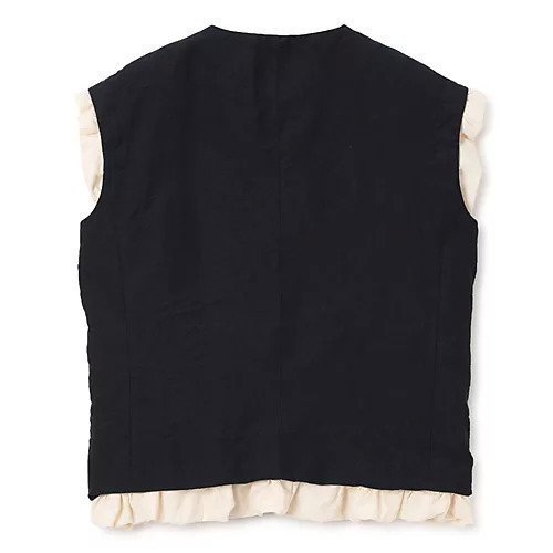 【ピリングス/pillings】のドライリネン縮絨ベスト 人気、トレンドファッション・服の通販 founy(ファニー) 　ファッション　Fashion　レディースファッション　WOMEN　アウター　Coat Outerwear　トップス・カットソー　Tops/Tshirt　ベスト/ジレ　Gilets/Vests　2025年　2025　2025春夏・S/S　Ss,Spring/Summer,2025　フリル　Frills　ベスト　Vest　ベーシック　Basic　リネン　Linen　other-2|ID: prp329100004374994 ipo3291000000031265369