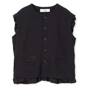 【ピリングス/pillings】のドライリネン縮絨ベスト 人気、トレンドファッション・服の通販 founy(ファニー) ファッション Fashion レディースファッション Ladies' Fashion Online アウター Coat Outerwear トップス・カットソー Tops/Tshirt ベスト/ジレ Gilets/Vests 2025年 2025 2025春夏・S/S Ss,Spring/Summer,2025 フリル Frills ベスト Vest ベーシック Basic リネン Linen |ID:prp329100004374994
