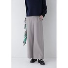 【ヒューマンウーマン/HUMAN WOMAN】のライトフラノセミワイドパンツ グレージュ|ID: prp329100004375015 ipo3291000000030625150