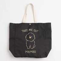 【クラスカ ギャラリー & ショップ ドー/CLASKA Gallery&Shop DO】のMAMBO TAKE ME OUT ナイロンマルシェトート 人気、トレンドファッション・服の通販 founy(ファニー) ファッション Fashion レディースファッション Fashion for Women バッグ Bags イラスト Illustration コンパクト Compact, Small Size スマート Smart, Elegant ポケット Pocket, Pocket Detail モチーフ Motif, Design Theme リボン Ribbon, Bow 人気 Popular, Best Seller 犬 Dog |ID:prp329100004378335