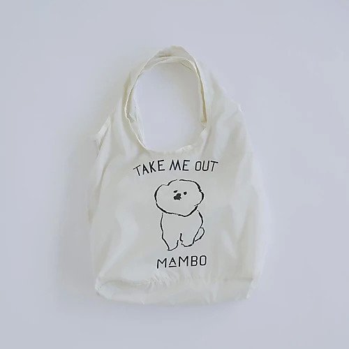 【クラスカ ギャラリー & ショップ ドー/CLASKA Gallery&Shop DO】のMAMBO エコバッグ コンパクト インテリア・キッズ・メンズ・レディースファッション・服の通販 founy(ファニー) https://founy.com/ ファッション Fashion レディースファッション Fashion for Women コンパクト Compact, Small Size パイピング Piping, Trim Design プリント Print, Printed Pattern ポケット Pocket, Pocket Detail モチーフ Motif, Design Theme 人気 Popular, Best Seller 犬 Dog |ID: prp329100004378337 ipo3291000000030592608