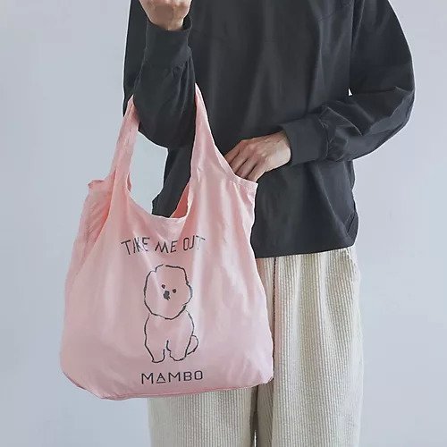【クラスカ ギャラリー & ショップ ドー/CLASKA Gallery&Shop DO】のMAMBO エコバッグ コンパクト 人気、トレンドファッション・服の通販 founy(ファニー) 　ファッション　Fashion　レディースファッション　Fashion for Women　コンパクト　Compact, Small Size　パイピング　Piping, Trim Design　プリント　Print, Printed Pattern　ポケット　Pocket, Pocket Detail　モチーフ　Motif, Design Theme　人気　Popular, Best Seller　犬　Dog　other-2|ID: prp329100004378337 ipo3291000000031265237