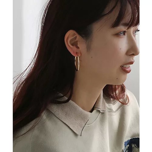 【コレカラ/collecala】のラウンドサークルフープイヤリング 人気、トレンドファッション・服の通販 founy(ファニー) 　ファッション　Fashion　レディースファッション　WOMEN　ジュエリー　Jewelry　リング　Rings　イヤリング　Earrings　イヤリング　Earrings　オケージョン　Occasion　シンプル　Simple　スタンダード　Standard　フープ　Hoop　other-3|ID: prp329100004378345 ipo3291000000031265255