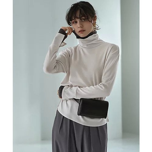 【スタイルデリ/STYLE DELI】の【Made in Japan】レイヤード風カットトップス インテリア・キッズ・メンズ・レディースファッション・服の通販 founy(ファニー) 　ファッション　Fashion　レディースファッション　WOMEN　トップス・カットソー　Tops/Tshirt　インナー　Inner　エアリー　Airy　カットソー　Cut And Sew　カーディガン　Cardigan　サロペット　Overalls　シンプル　Simple　ジャケット　Jacket　スタンド　Stand　ストレート　Straight　スリット　Slit　とろみ　Thickness　タートル　Turtle　タートルネック　Turtleneck　なめらか　Smooth　バランス　Balance　フィット　Fit　ベスト　Vest　ボーダー　Border　ポケット　Pocket　ルーズ　Loose　日本製　Made In Japan　夏　Summer　ブライトグレー|ID: prp329100004379502 ipo3291000000030603400